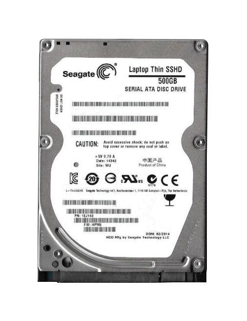 1EJ162-841 Seagate Laptop SSHD 500GB 5400RPM SATA 6Gbps 64MB Cache 8GB MLC NAND SSD 2.5-inch Internal Hybrid Hard Drive