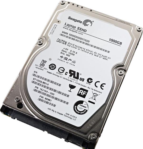 1EJ164-500 Seagate Laptop SSHD 1TB 5400RPM SATA 6Gbps 64MB Cache 8GB MLC NAND SSD 2.5-inch Internal Hybrid Hard Drive