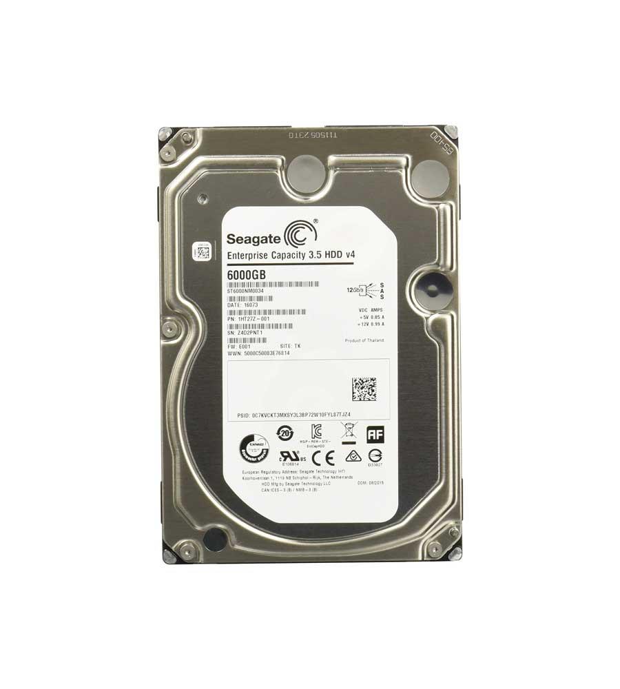 1HT27Z-039 Seagate Enterprise 6TB 7200RPM SAS 12Gbps 128MB Cache (512e) 3.5-inch Internal Hard Drive