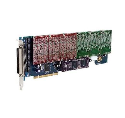 1TDM2406EF Digium 24-Port Modular Voice Board - PCI - 25 x Network (RJ-45) - 24 x FXO - Plug-in Card
