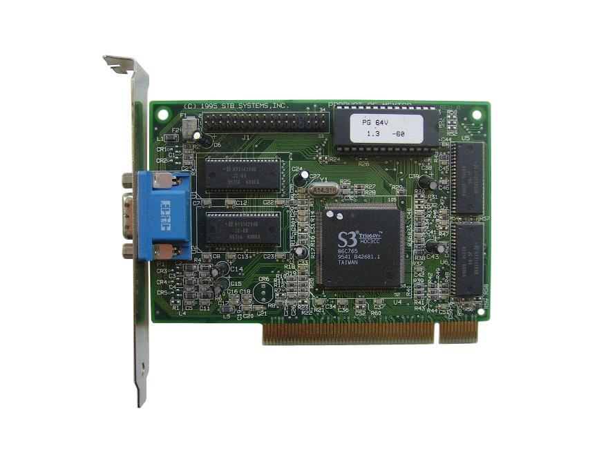 1X0-0360-309 STB Trio64V+ S-VGA Video Graphics Card