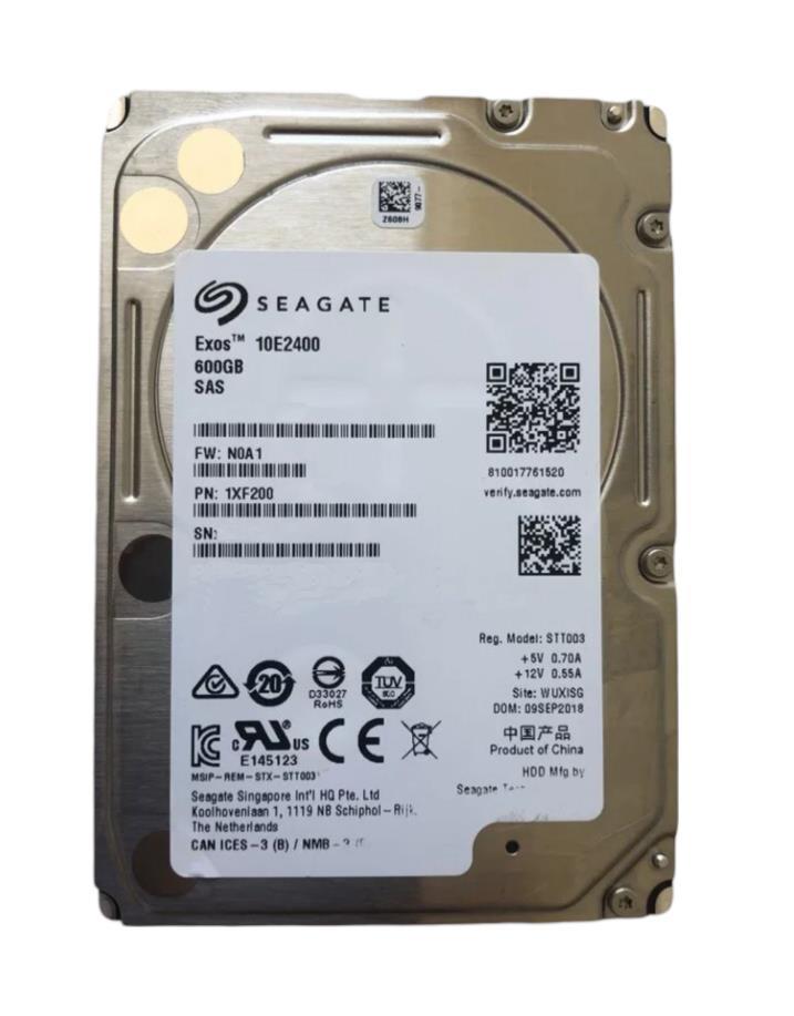 1XF200-175 Seagate Enterprise Performance 10K 600GB 10000RPM SAS 12Gbps 128MB Cache (512n) 2.5-inch Internal Hard Drive