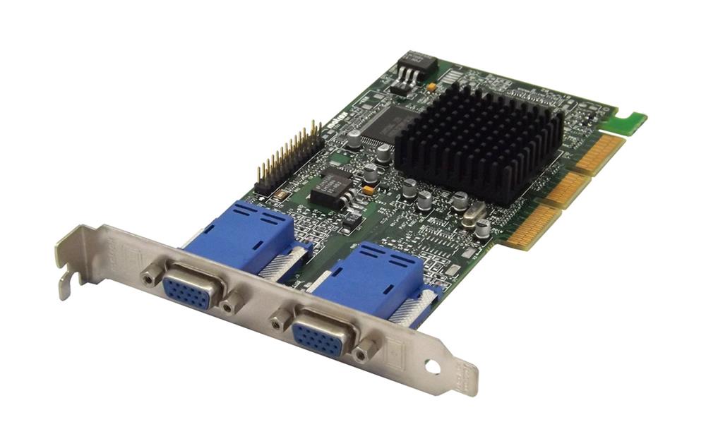 202389-B21 HP Matrox Millennium G450 16MB Duall Head AGP Video Graphics Card
