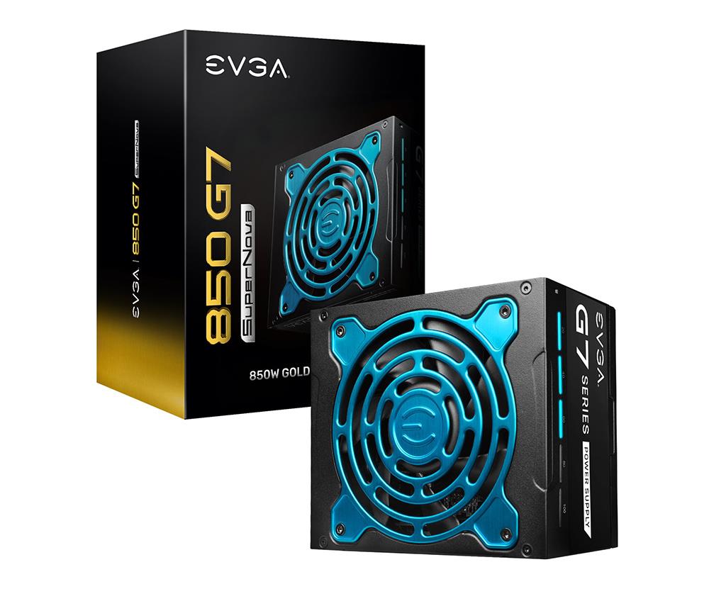 220-G7-0850-X1 EVGA SuperNOVA 850 G7 850-Watts ATX12V/EPS12V 24-Pin Full-Modular 92% Efficiency 80 Plus Gold Power Supply
