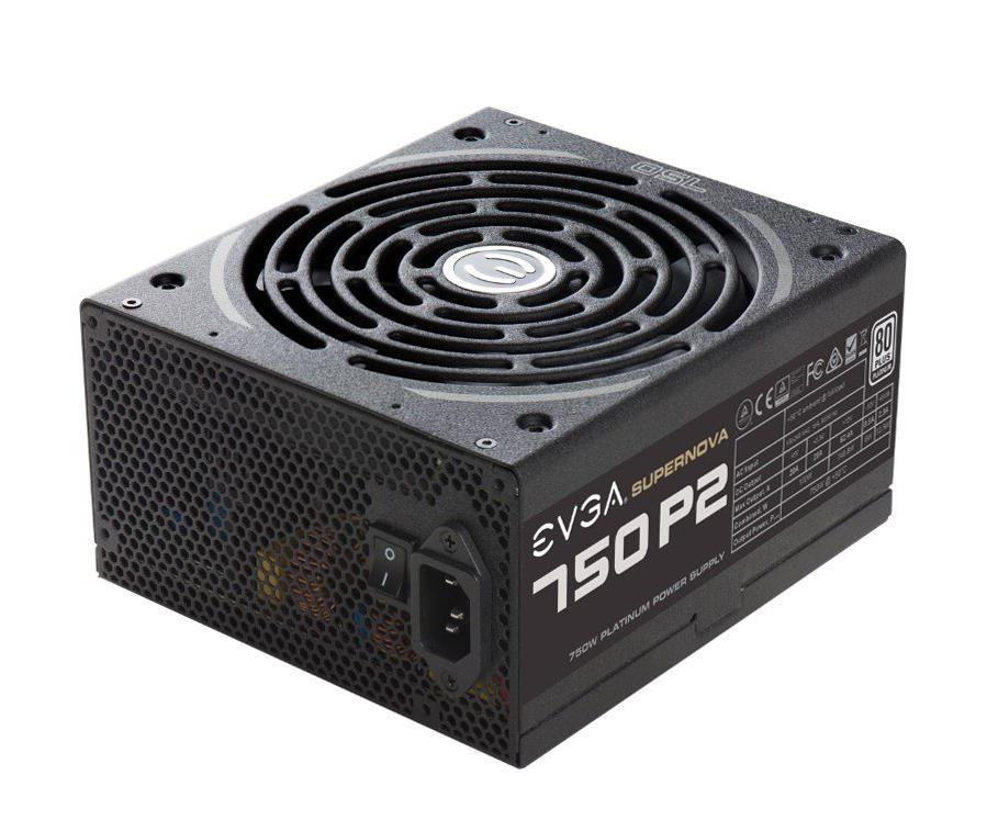 220-P2-0750-X2 EVGA SuperNOVA 750 P2 750-Watts ATX 24-Pin 80 Plus Platinum Power Supply