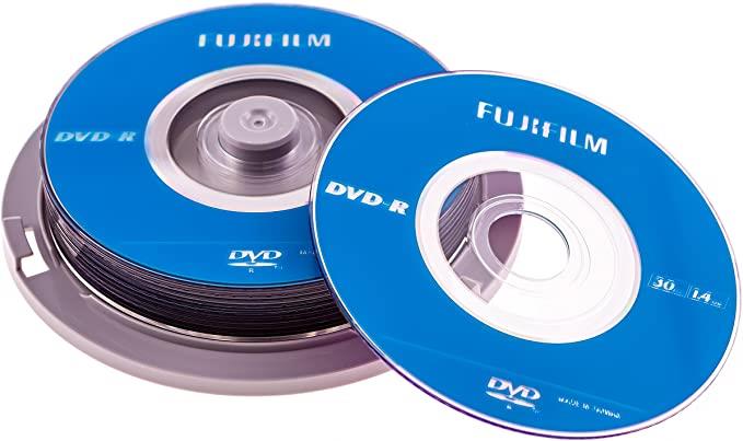 25302410 Fujifilm 1.4GB 4x DVD-R Mini Optical Media (10-Pack)
