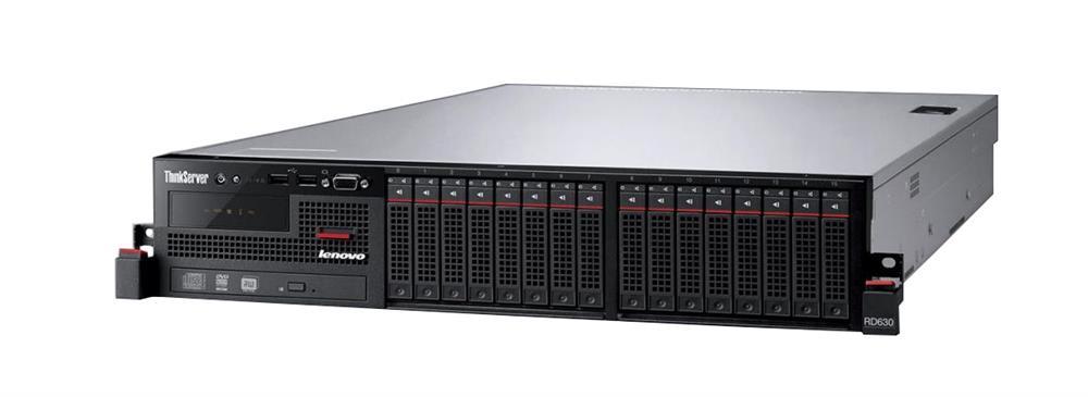 2592A6U Lenovo ThinkServer RD630 2U Rack Server 2 x Intel Xeon E5-2670 Octa-core (8 Core) 2.60 GHz 96GB Installed DDR3 SDRAM 1.20TB (4 x 300 GB) HDD Serial ATA/600, 6Gb/s SAS Controller 0, 1, 5, 6, 10, 50, 60 RAID Levels 2 x 800 W 2 Processor Support 320GB RAM Support Gigabit Ethernet ASPEED AST2300 Graphic Card DVD-Writer (Refurbished)