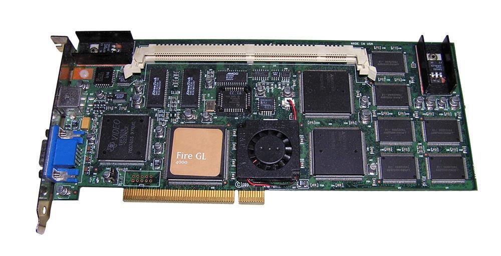 298797-001 HP ATI Fire GL 4000 3D+ PCI Video Graphics Card