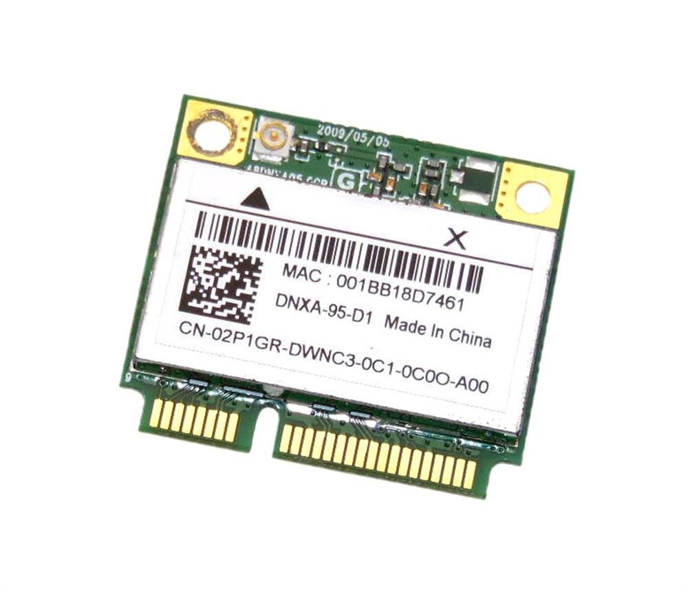 2P1GR Dell 270Mbps 2.4GHz IEEE 802.11 a/b/g/n Mini-PCI Express Wireless G Network Card