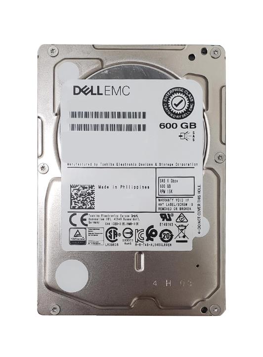 3000027372108.1-SER Dell EMC 600GB 15000RPM SAS 12Gbps 2.5-inch Internal Hard Drive