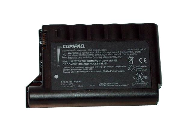 301952-001 Compaq 14.8Volt Lithium-Ion 4400mAh 8-Cell Primary Battery Pack (Internal) (Refurbished)