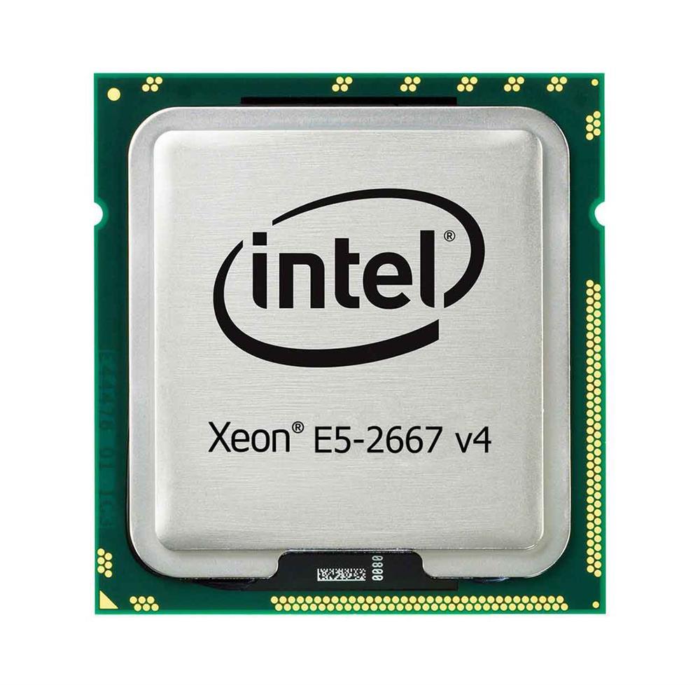 338-BJMC Dell 3.20GHz 9.60GT/s QPI 25MB L3 Cache Socket FCLGA2011-3 Intel Xeon E5-2667 v4 8-Core Processor Upgrade