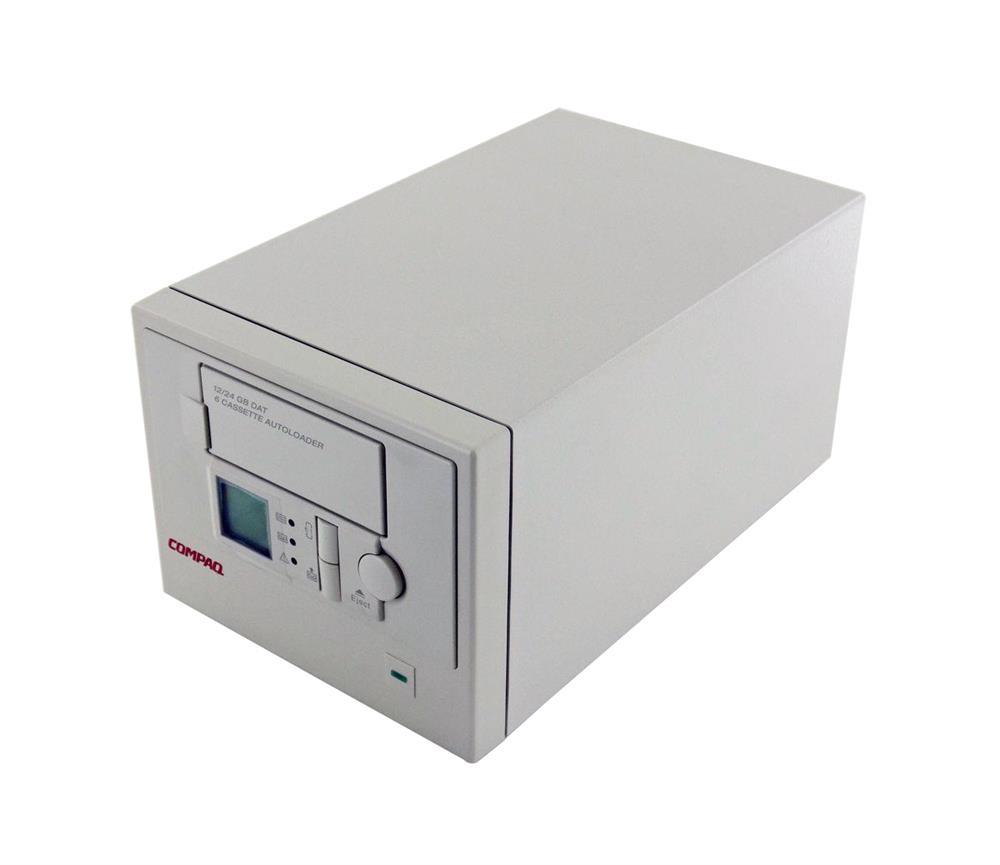 340817-001 Compaq 12/24GB DAT DDS-3 Autoloader TBU External SCSI 6-cartridge system sps (Refurbished)