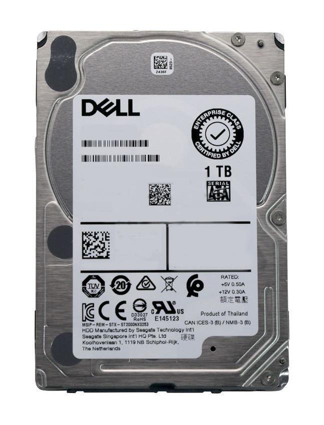 341-3777 Dell 1TB 7200RPM SATA 3Gbps 3.5-inch Internal Hard Drive