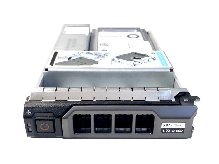 345-BBYE Dell 1.92TB TLC SAS 12Gbps Hot Swap Read Intensive (512e) 2.5-inch Internal Solid State Drive (SSD) with Hybrid Carrier