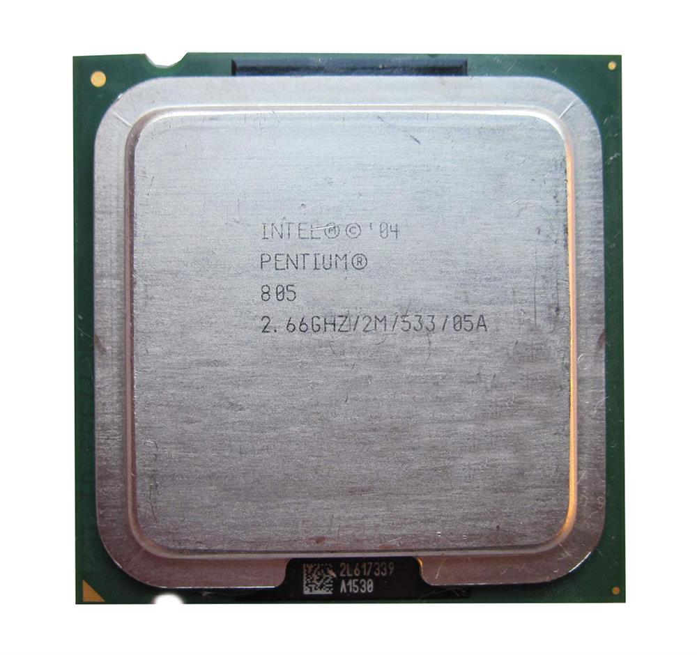 345177-001 HP 2.66GHz 533MHz FSB 2MB L2 Cache Intel Pentium D Dual Core 805 Processor Upgrade