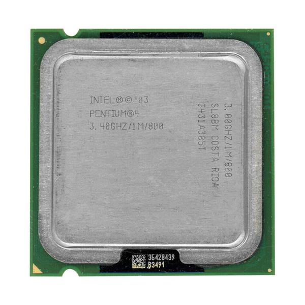 353452-314 HP 3.40GHz 800MHz FSB 1MB L2 Cache Intel Pentium 4 550J Processor Upgrade