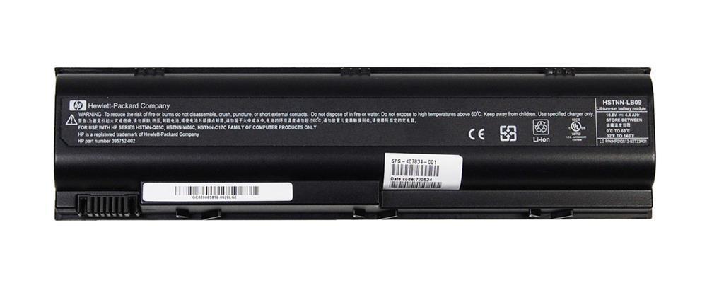 367759-001 HP Lithium Ion Notebook Battery Lithium Ion (Li-Ion) 4Ah 11.1V DC (Refurbished)