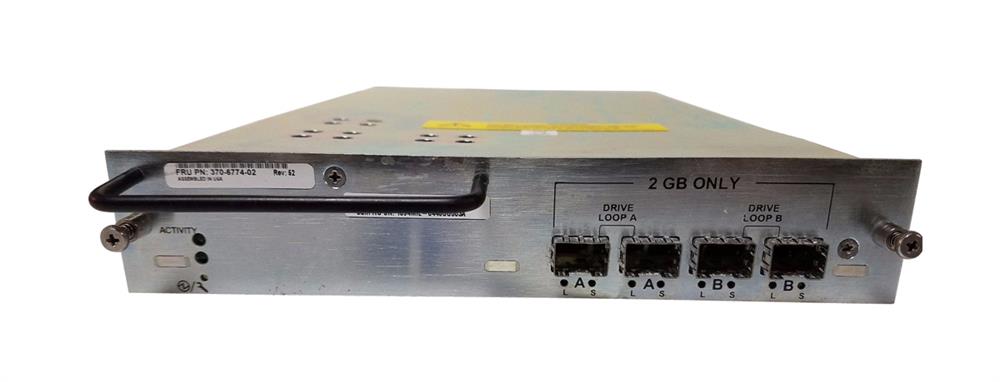 370-6774-02 Sun Fiber Channel (FC) Array Expansion I/O Module Board (JBOD) for Sun StorEdge 3511