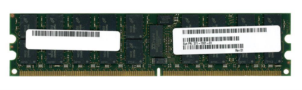 371-1901-OEM Sun 4GB PC2-5300 DDR2-667MHz ECC Registered CL5 240-Pin DIMM Dual Rank Memory Module
