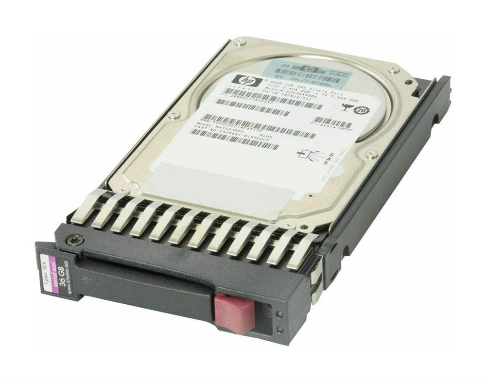 376596-001 HP 36GB 10000RPM SAS 3Gbps Hot Swap 2.5-inch Internal Hard Drive