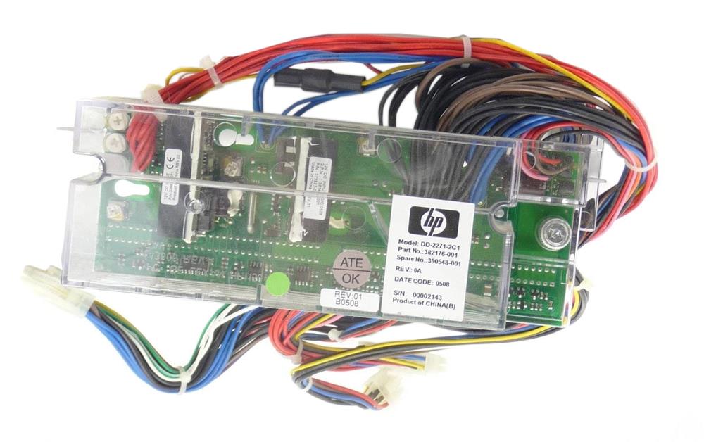382176-001 HP Power Supply Backplane for ProLiant ML350 G4 Server