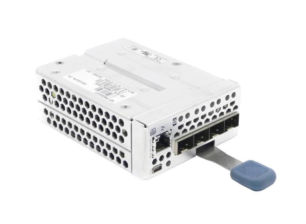 384968-001N HP Brocade 4GB 4-Port Fibre Channel SAN Switch for HP Blade P-Class Servers (Refurbished)