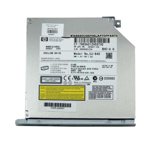 391743-001 HP 8x DVD+RW Dual Format Dual Layer LightScribe Laptop Optical Drive For HP Pavilion dv4000 Series