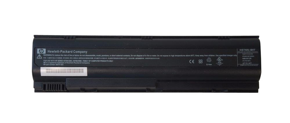 395751-001 HP 6 Cell Li-Ion Battery For Pavilion DV1000 & DV4000 Series (Refurbished)