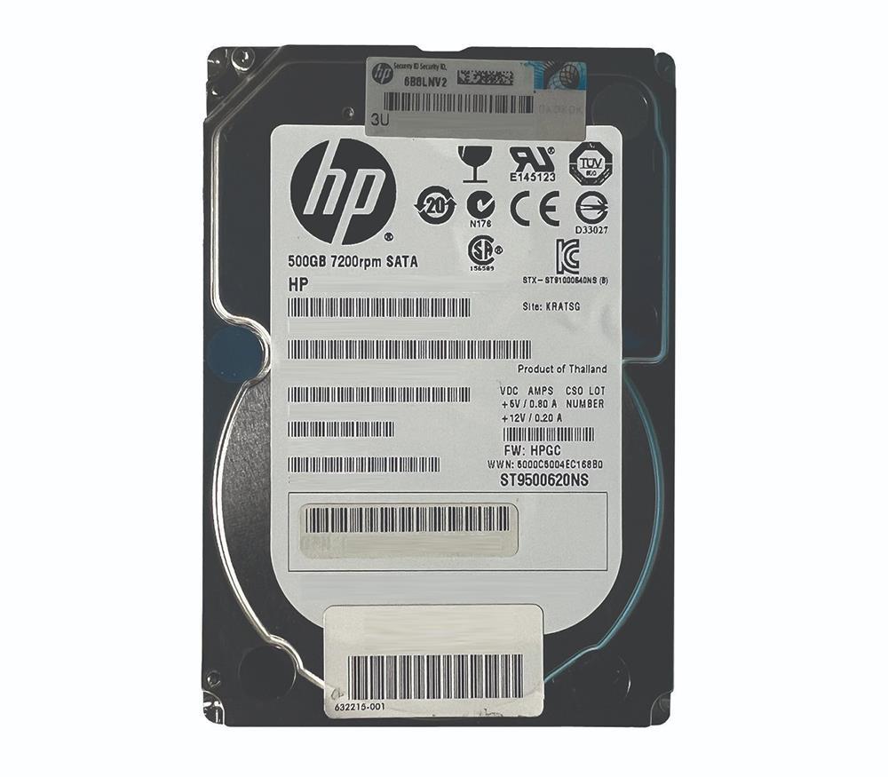 3AE61AV HP 500GB 7200RPM SATA 3Gbps 2.5-inch Internal Hard Drive I/O Module for Desktop Mini