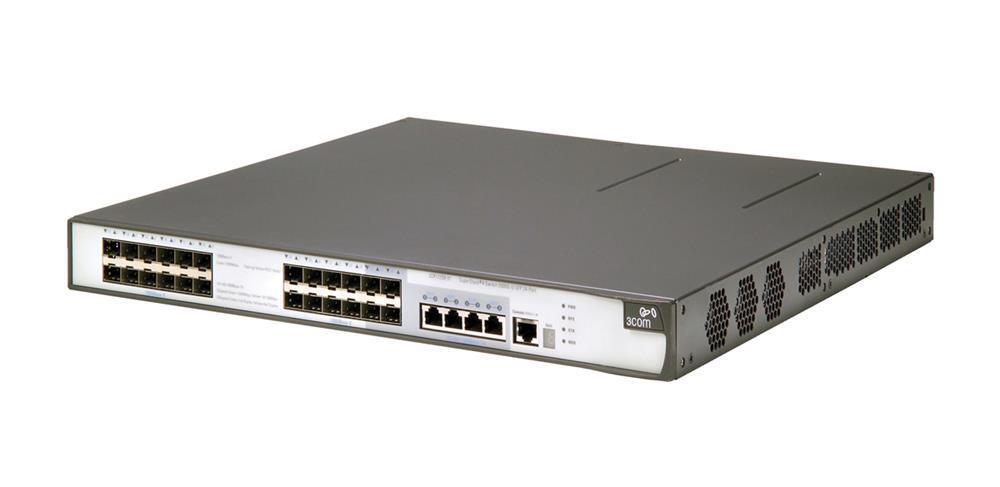 3CR17258-91/NOPSU 3Com 24-Ports Gigabit 1000Base-X Stackable Ethernet 5500G-Ei Switch (Refurbished)