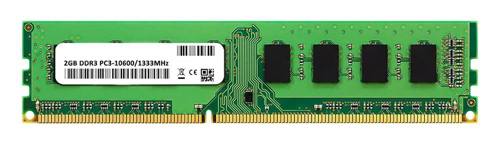 3D-13D376N646455-2G 2GB Module DDR3 PC3-10600 CL=9 non-ECC Unbuffered DDR3-1333 Single Rank, x8 1.5V 256Meg x 64 for Hewlett-Packard Pavilion p6212es n/a
