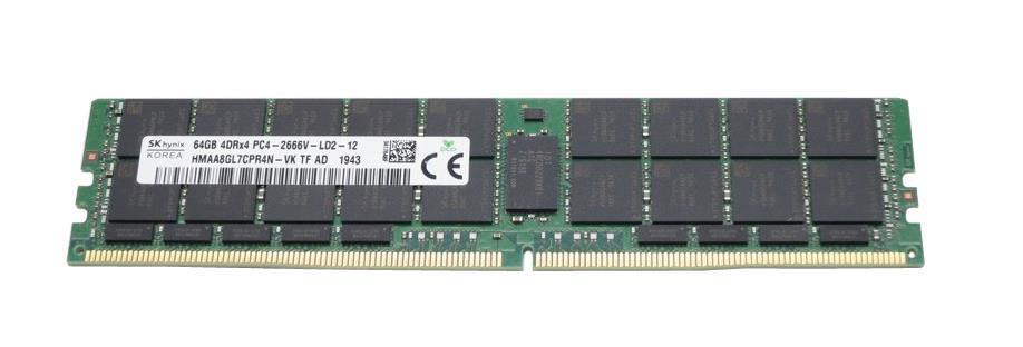 3D-1554R9948-64G 64GB Module DDR4 PC4-21300 CL=19 Registered ECC DDR4-2666 Load-Reduced DIMM Quad Rank, x4 1.2V 8192Meg x 72 for Gigabyte Technology MD71-HB0 Motherboard n/a