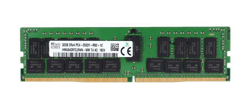 3D-1559R20987-32G 32GB Module DDR4 PC4-23400 CL=21 Registered ECC DDR4-2933 Dual Rank, x4 1.2V 4096Meg  x 72 for Dell PowerEdge C6525 n/a