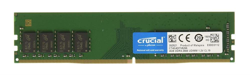 3D-1561N644048-4G 4GB Module DDR4 PC4-21300 CL=19 non-ECC Unbuffered DDR4-2666 Single Rank, x16 1.2V 512Meg x 64 for ASUS PRIME A520M-A/CSM Motherboard n/a