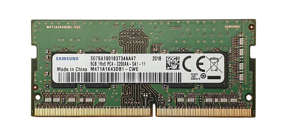 3D-1563N643931-8G 8GB Module DDR4 SoDimm 260-Pin PC4-25600 CL=22 non-ECC Unbuffered DDR4-3200 Single Rank, x16 1.2V 1024Meg x 64 for Hewlett-Packard Pavilion Gaming Laptop 15-dk1026la n/a