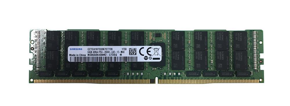 3D-1568R4093-64G 64GB Module DDR4 PC4-21300 CL=19 Registered ECC DDR4-2666 Quad Rank, x4 1.2V 8192Meg x 72 for Lenovo ThinkStation P520c 30BX002AUS n/a
