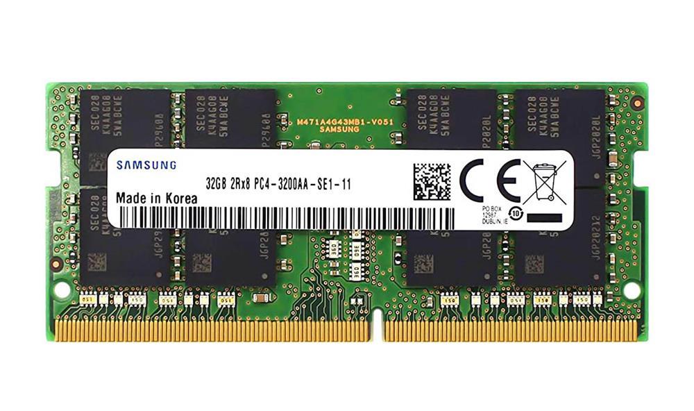 3D-1574N641539-32G 32GB Module DDR4 SoDimm 260-Pin PC4-25600 CL=22 non-ECC Unbuffered DDR4-3200 Dual Rank, x8 1.2V 4096Meg x 64 for Intel Next Unit of Computing (NUC) NUC11TNKi3 n/a