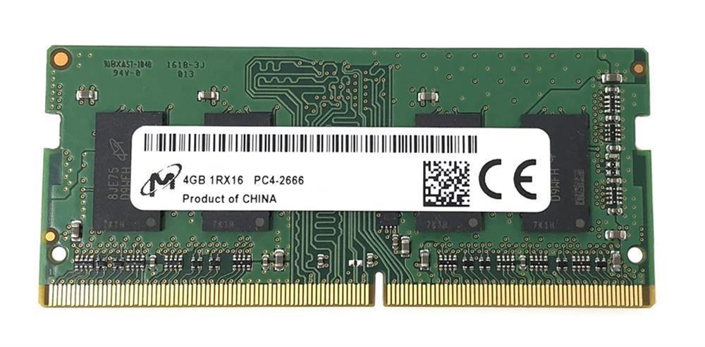 3D-1574N641715-4G 4GB Module DDR4 SoDimm 260-Pin PC4-21300 CL=19 non-ECC Unbuffered DDR4-2666 Single Rank, x16 1.2V 512Meg x 64 for Intel Next Unit of Computing (NUC) NUC11TNHi50L n/a
