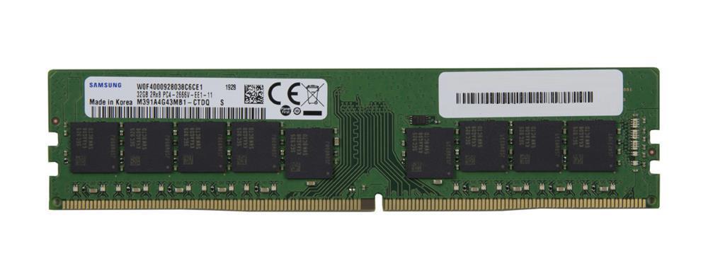 3D-1595N720778-32G 32GB Module DDR4 PC4-21300 CL=19 ECC Unbuffered DDR4-2666 Dual Rank, x8 1.2V 4096Meg x 72 for SuperMicro X12SAE Motherboard n/a