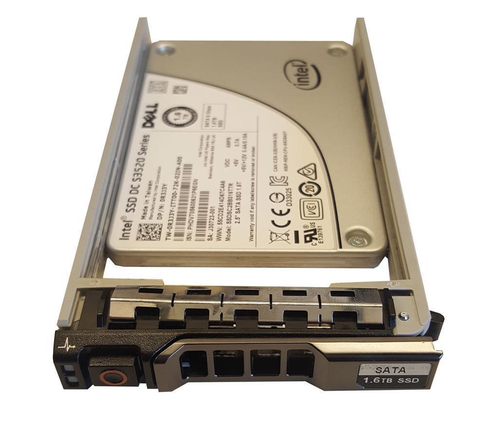 400-APCC Dell 1.6TB MLC SATA 6Gbps Read Intensive 2.5-inch Internal Solid State Drive (SSD)