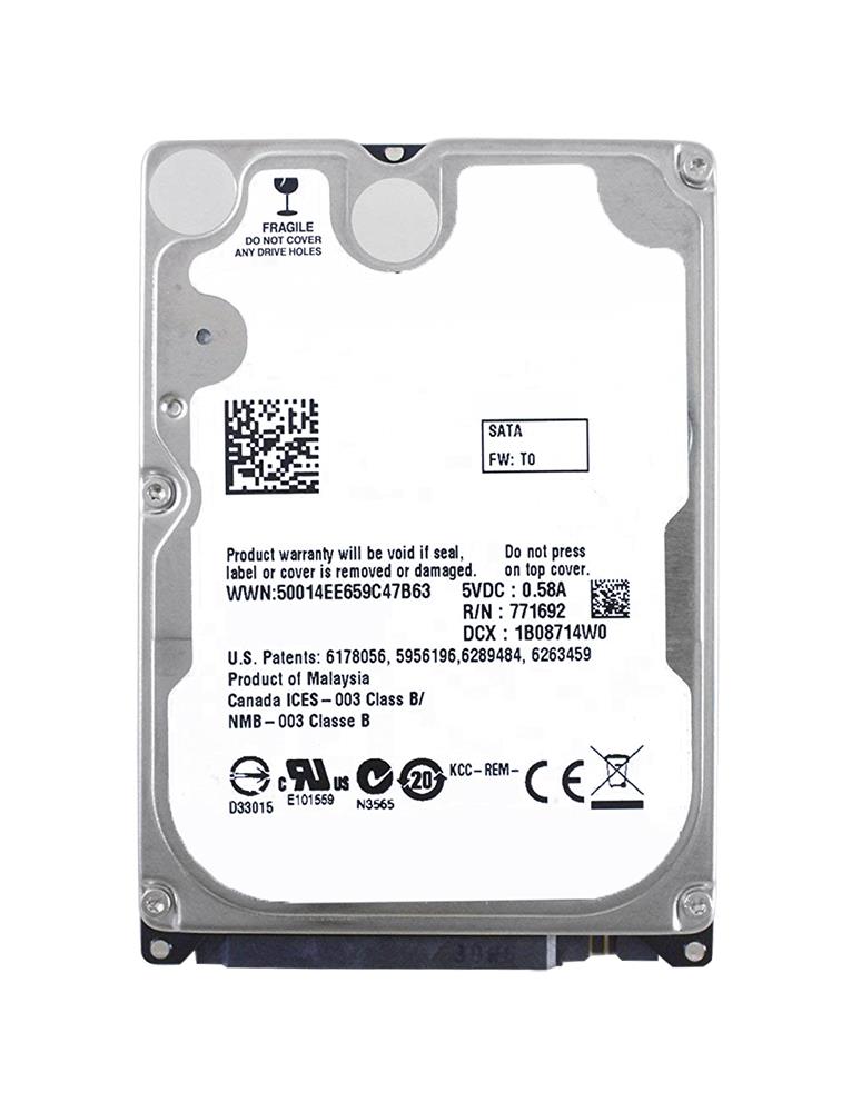400-ASHM Dell 2TB 7200RPM SATA 6Gbps 512n 2.5-inch Internal Hard Drive