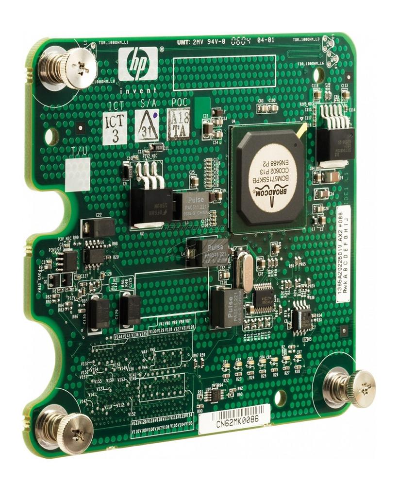 406771-B21 HP Dual-Ports 1Gbps 10Base-T/100Base-TX/1000Base-T Gigabit Ethernet PCI Express x4 Mezzanine Server Network Adapter