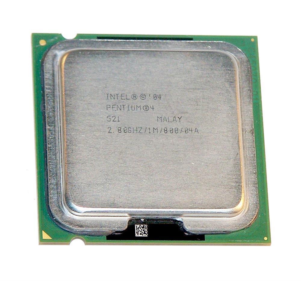 41D1817 IBM 2.80GHz 800MHz FSB 1MB L2 Cache Supporting HT Technology Intel Pentium 4 521 Processor Upgrade
