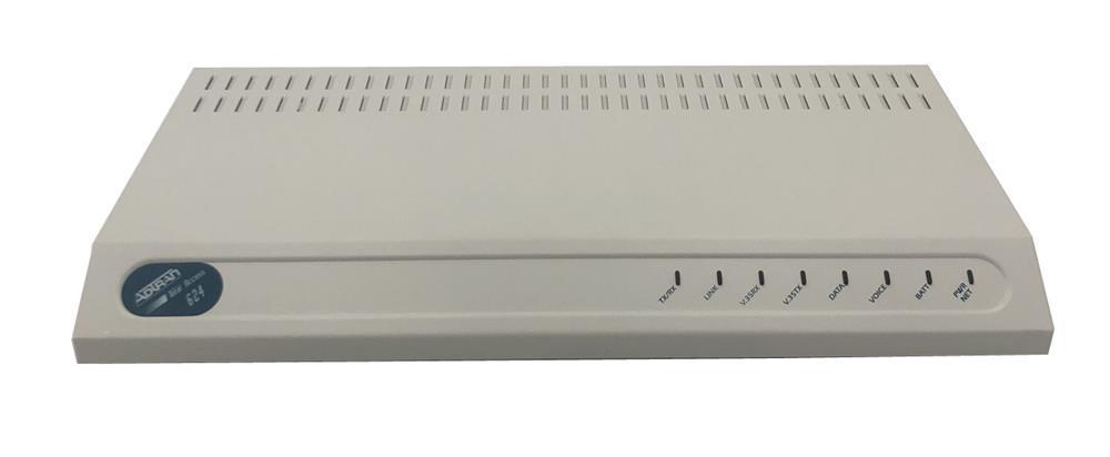 4203624L1#TDM Adtran Total Access 624 T1 TDM Gateway 24 x FXS, 1 x Serial, 1 x T1 WAN, 1 x 10/100Base-TX LAN (Refurbished)