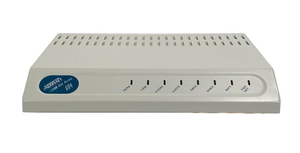 4213640L1TDM Adtran Total Access 604 T1 Tdm With Dsx 1 Integrated Access Device Iad Providing A S (Refurbished)