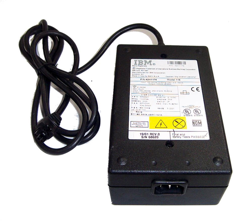 42H1176 IBM 24V Power Supply for 4610 Printers