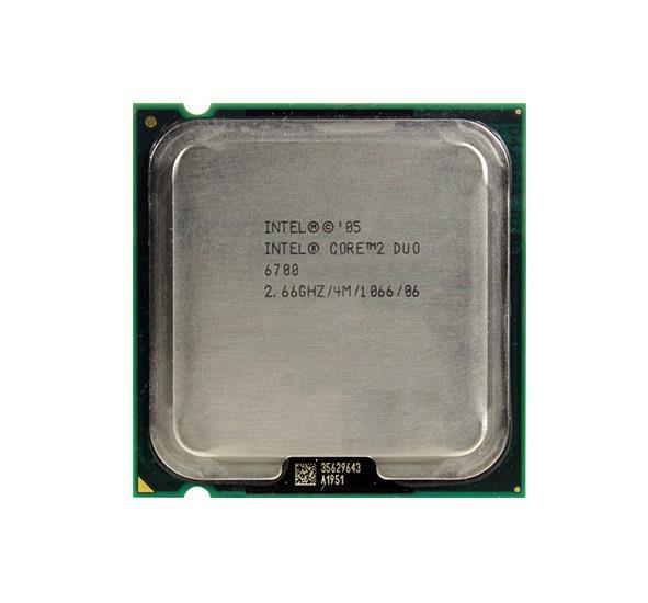 433716-001N HP 2.66GHz 1066MHz FSB 4MB L2 Cache Intel Core 2 Duo E6700 Desktop Processor Upgrade