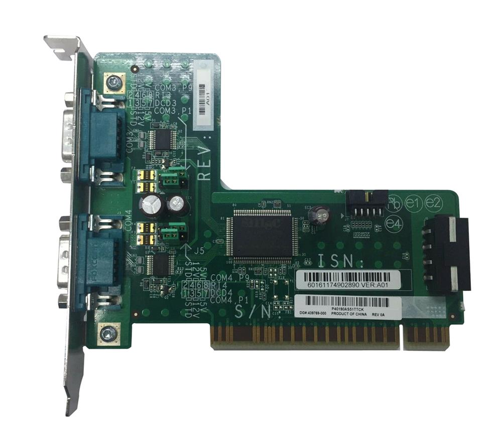 439769-000 HP Powered Dual Serial Port Card For Rp5700