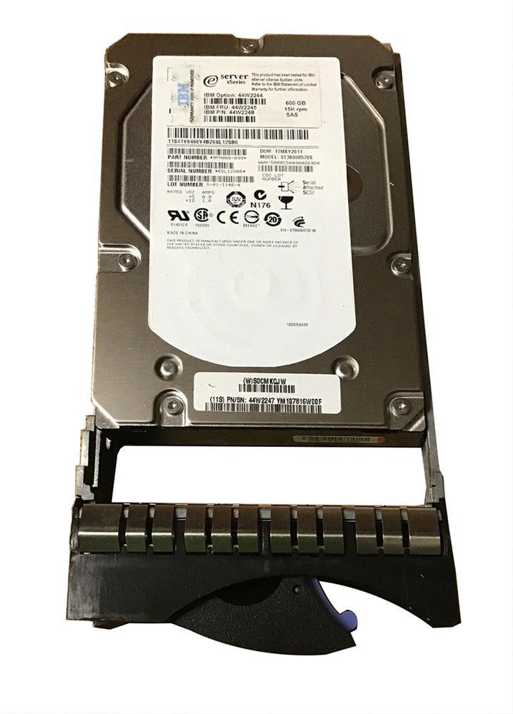 44W2245-RF IBM 600GB 15000RPM SAS 6Gbps Hot Swap 3.5-inch Internal Hard Drive